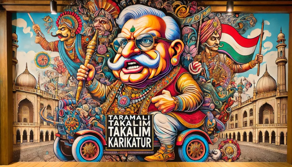 Taramali Takalim Karikatur