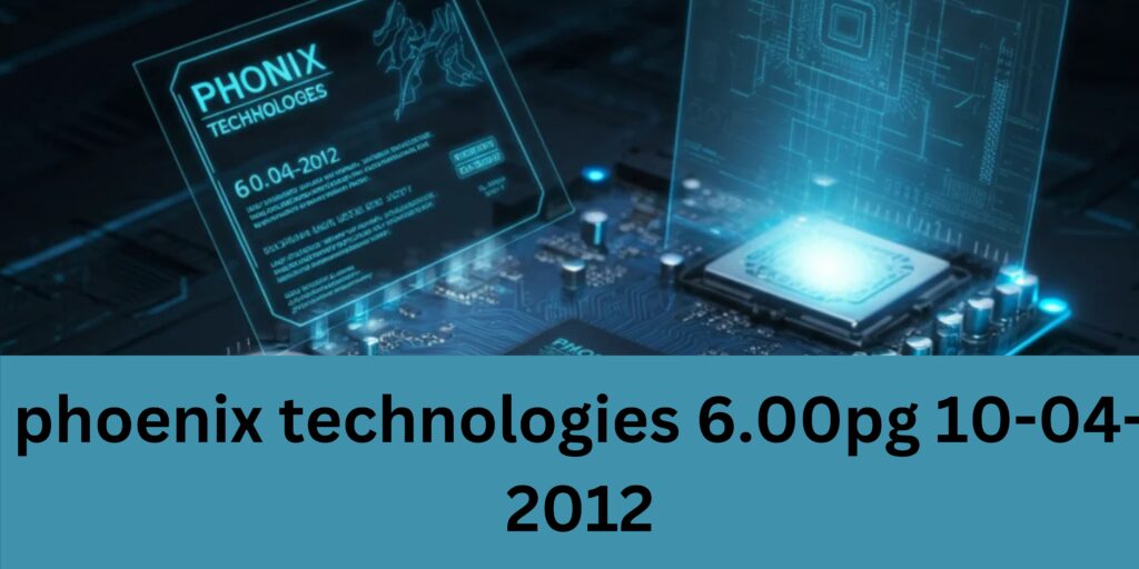 Phoenix Technologies 6.00PG (10-04-2012)